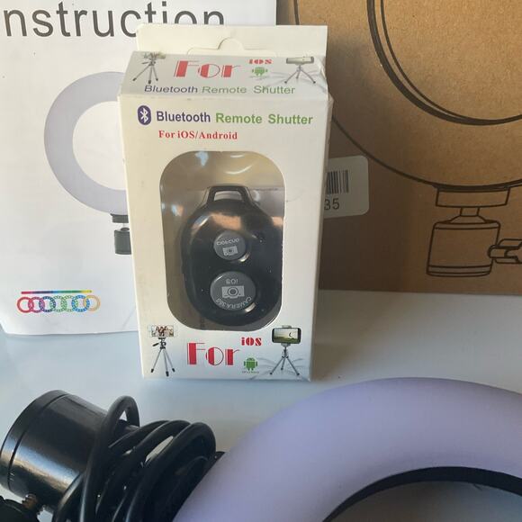 8'' Ring Light,w Extendable Tripod Stand, for Live Stream/Makeup/YouTube/TikTok - Picture 7 of 12